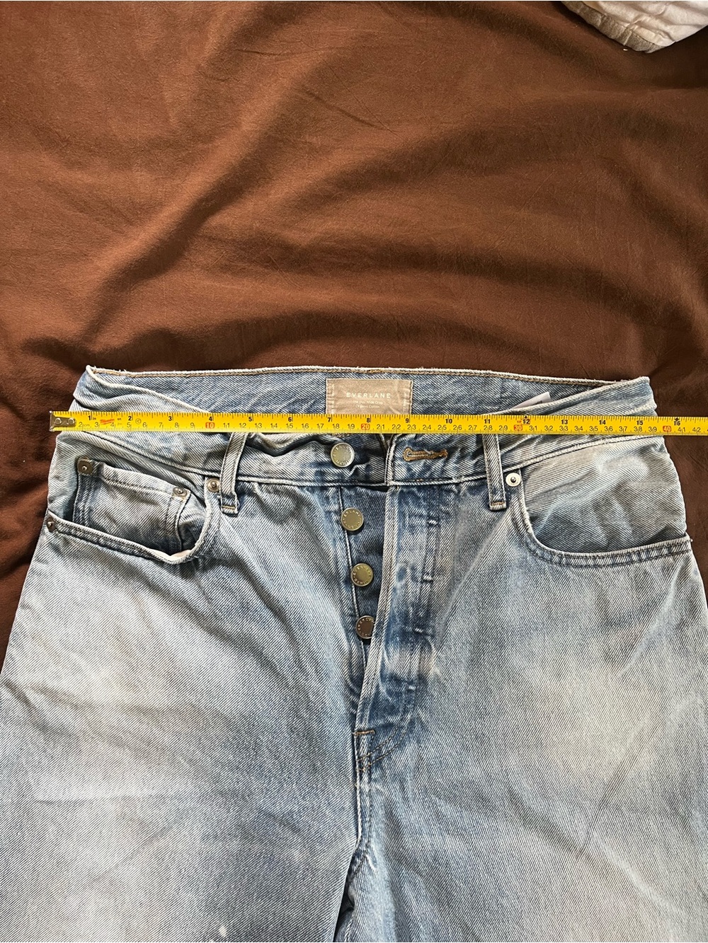 Everlane Light Blue Wide Leg Jeans